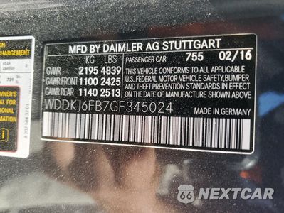 Zdjęcie 12 z 14 samochodu: 2016 MERCEDES-BENZ E 400 VIN:WDDKJ6FB7GF345024 - miniatura