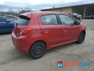 Trzecie zdjęcie samochodu z tyłu: 2014 MITSUBISHI MIRAGE ES VIN:ML32A4HJ1EH006685 - miniatura