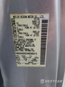 Zdjęcie 13 z 13 samochodu: 2004 NISSAN TITAN XE VIN:1N6AA06A54N568915 - miniatura