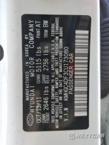 Zdjęcie 14 z 14 samochodu: 2012 HYUNDAI GENESIS 4.6L VIN:KMHGC4DF3CU173080 - miniatura