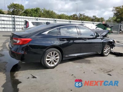 Trzecie zdjęcie samochodu z tyłu: 2022 HONDA ACCORD LX VIN:1HGCV1F16NA043314 - miniatura