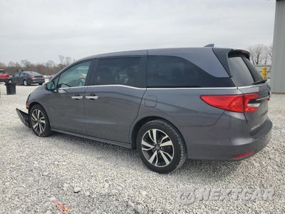 Drugie zdjęcie samochodu z przodu: 2023 HONDA ODYSSEY TOURING VIN:5FNRL6H84PB039651 - miniatura