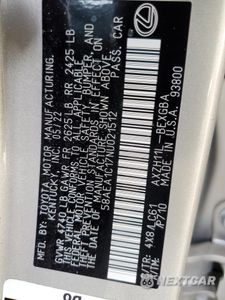 Zdjęcie 12 z 12 samochodu: 2022 LEXUS ES 300H BASE VIN:58AEA1C17NU021512 - miniatura
