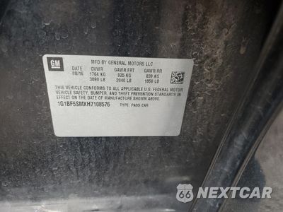 Zdjęcie 12 z 12 samochodu: 2017 CHEVROLET CRUZE PREMIER VIN:1G1BF5SMXH7108576 - miniatura