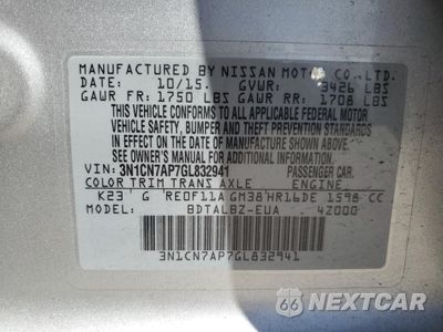 Zdjęcie 13 z 13 samochodu: 2016 NISSAN VERSA S VIN:3N1CN7AP7GL832941 - miniatura