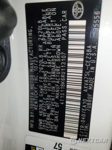 Zdjęcie 12 z 12 samochodu: 2024 TOYOTA CAMRY SE NIGHT SHADE VIN:4T1S11BK6RU113107 - miniatura