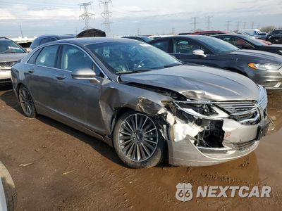 Czwarte zdjęcie samochodu z boku: 2016 LINCOLN MKZ HYBRID VIN:3LN6L2LU3GR629575 - miniatura