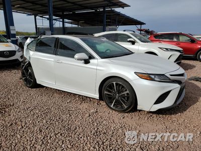 Czwarte zdjęcie samochodu z boku: 2019 TOYOTA CAMRY XSE VIN:4T1BZ1HK1KU030870 - miniatura