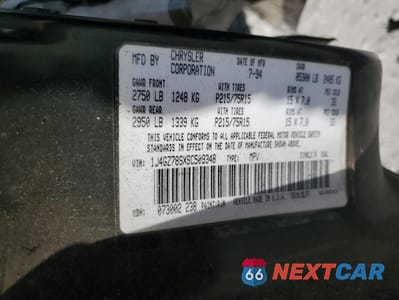 Zdjęcie 15 z 15 samochodu: 1995 JEEP GRAND CHEROKEE LIMITED VIN:1J4GZ78SXSC509348 - miniatura