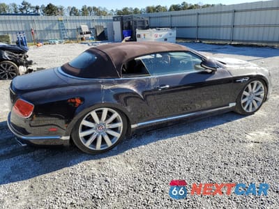 Trzecie zdjęcie samochodu z tyłu: 2017 BENTLEY CONTINENTAL GT V8 VIN:SCBGT3ZA1HC061244 - miniatura