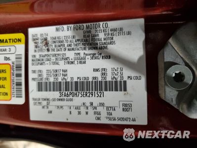Zdjęcie 15 z 15 samochodu: 2014 FORD FUSION SE VIN:3FA6P0H75ER291521 - miniatura