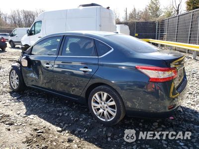 Drugie zdjęcie samochodu z przodu: 2014 NISSAN SENTRA S VIN:3N1AB7AP4EL616302 - miniatura