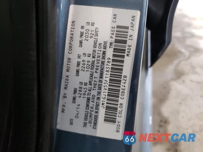 Zdjęcie 12 z 12 samochodu: 2015 MAZDA 6 VIN:JM1GJ1V55F1183789 - miniatura