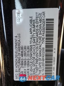 Zdjęcie 12 z 13 samochodu: 2023 ACURA TLX TECHNOLOGY VIN:19UUB5F48PA002068 - miniatura