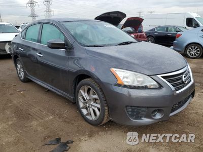 Czwarte zdjęcie samochodu z boku: 2014 NISSAN SENTRA S VIN:3N1AB7AP4EY286793 - miniatura