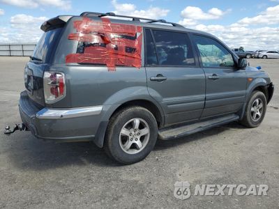 Trzecie zdjęcie samochodu z tyłu: 2007 HONDA PILOT EXL VIN:2HKYF18777H501263 - miniatura
