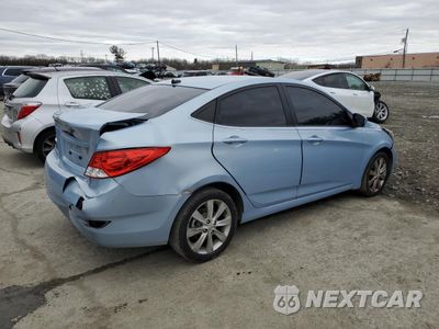 Trzecie zdjęcie samochodu z tyłu: 2012 HYUNDAI ACCENT GLS VIN:KMHCU4AE8CU042394 - miniatura