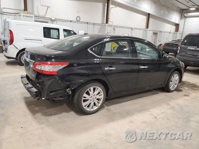 Trzecie zdjęcie samochodu z tyłu: 2014 NISSAN SENTRA S VIN:3N1AB7AP8EY205827 - miniatura