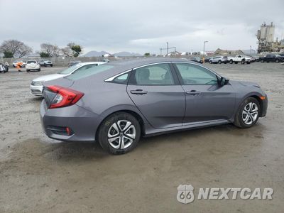 Trzecie zdjęcie samochodu z tyłu: 2018 HONDA CIVIC LX VIN:19XFC2F56JE201832 - miniatura
