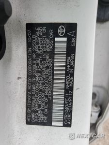 Zdjęcie 13 z 13 samochodu: 2008 TOYOTA PRIUS VIN:JTDKB20U283332453 - miniatura
