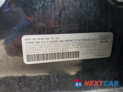 Zdjęcie 15 z 15 samochodu: 2010 AUDI A6 PREMIUM PLUS VIN:WAUFGAFB5AN052844 - miniatura