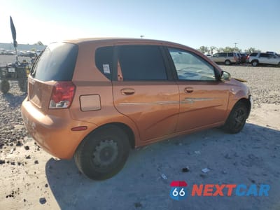 Trzecie zdjęcie samochodu z tyłu: 2006 CHEVROLET AVEO BASE VIN:KL1TD66666B557869 - miniatura