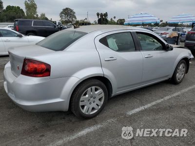 Trzecie zdjęcie samochodu z tyłu: 2012 DODGE AVENGER SE VIN:1C3CDZAB2CN223660 - miniatura