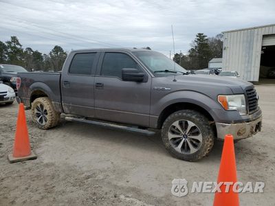 Czwarte zdjęcie samochodu z boku: 2014 FORD F150 SUPERCREW VIN:1FTFW1CF8EKD59137 - miniatura