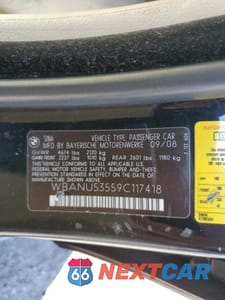 Zdjęcie 12 z 12 samochodu: 2009 BMW 528 I VIN:WBANU53559C117418 - miniatura