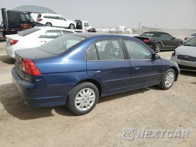 Trzecie zdjęcie samochodu z tyłu: 2005 HONDA CIVIC LX VIN:2HGES16565H505389 - miniatura