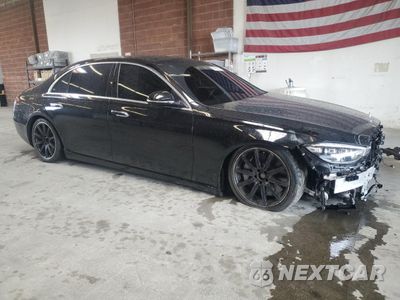 Czwarte zdjęcie samochodu z boku: 2022 MERCEDES-BENZ S 580 4MATIC VIN:W1K6G7GB9NA140383 - miniatura