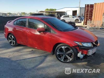 Czwarte zdjęcie samochodu z boku: 2015 HONDA CIVIC SI VIN:2HGFB6E59FH709785 - miniatura