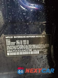 Zdjęcie 12 z 12 samochodu: 2018 BMW 750 XI VIN:WBA7F2C53JG423788 - miniatura