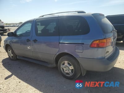 Drugie zdjęcie samochodu z przodu: 1999 TOYOTA SIENNA CE VIN:4T3ZF19C9XU138926 - miniatura
