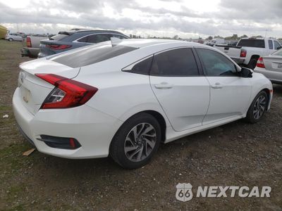 Trzecie zdjęcie samochodu z tyłu: 2018 HONDA CIVIC EX VIN:2HGFC2F7XJH529147 - miniatura