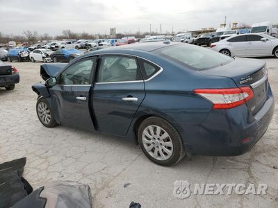 Drugie zdjęcie samochodu z przodu: 2015 NISSAN SENTRA S VIN:3N1AB7AP3FY254502 - miniatura