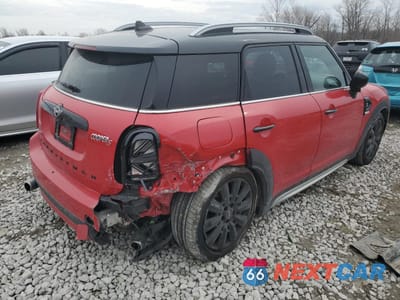 Trzecie zdjęcie samochodu z tyłu: 2021 MINI COOPER S COUNTRYMAN VIN:WMZ53BR03M3M41136 - miniatura