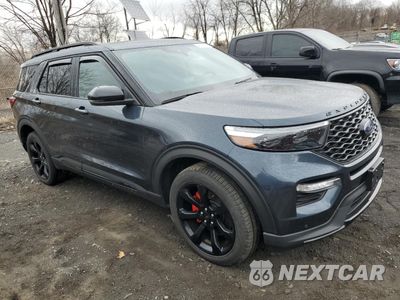Czwarte zdjęcie samochodu z boku: 2024 FORD EXPLORER ST VIN:1FM5K8GC1RGA38643 - miniatura