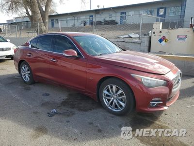 Czwarte zdjęcie samochodu z boku: 2014 INFINITI Q50 BASE VIN:JN1BV7AR2EM690045 - miniatura