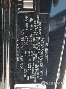 Zdjęcie 12 z 14 samochodu: 2024 KIA FORTE LX VIN:3KPF24AD0RE774489 - miniatura