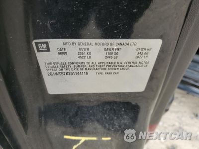 Zdjęcie 12 z 12 samochodu: 2008 CHEVROLET IMPALA 1LT VIN:2G1WT57K291144116 - miniatura