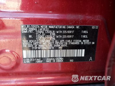 Zdjęcie 16 z 17 samochodu: 2022 TOYOTA RAV4 XLE VIN:2T3P1RFV8NW256618 - miniatura
