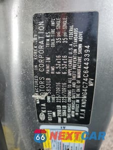 Zdjęcie 13 z 13 samochodu: 2012 KIA SEDONA LX VIN:KNDMG4C74C6443394 - miniatura