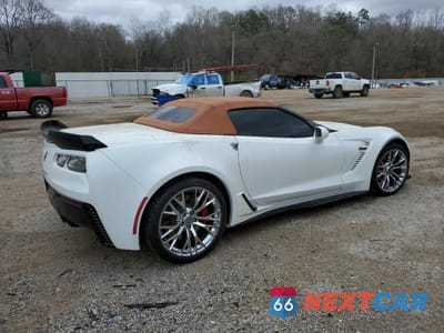 Trzecie zdjęcie samochodu z tyłu: 2016 CHEVROLET CORVETTE Z06 3LZ VIN:1G1YU3D60G5601339 - miniatura