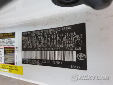 Zdjęcie 12 z 12 samochodu: 2011 TOYOTA CAMRY BASE VIN:4T1BE46K59U866157 - miniatura