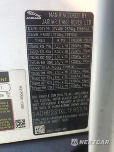 Zdjęcie 15 z 15 samochodu: 2020 JAGUAR I-PACE S VIN:SADHB2S1XL1F85514 - miniatura