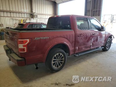 Trzecie zdjęcie samochodu z tyłu: 2018 FORD F150 SUPERCREW VIN:1FTEW1CP2JKE57367 - miniatura