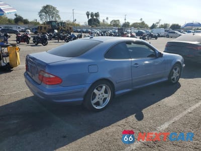 Trzecie zdjęcie samochodu z tyłu: 2002 MERCEDES-BENZ CLK 430 VIN:WDBLJ70G82T103991 - miniatura