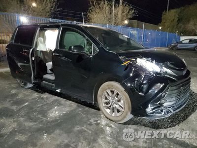 Czwarte zdjęcie samochodu z boku: 2022 TOYOTA SIENNA XLE VIN:5TDYRKEC6NS089598 - miniatura