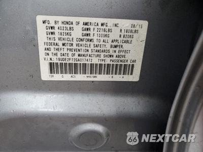 Zdjęcie 12 z 12 samochodu: 2016 ACURA ILX PREMIUM VIN:19UDE2F72GA017472 - miniatura